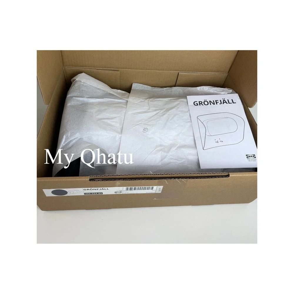 IKEA GRONFJALL Headrest Letafors gray/black Office Chair Accessory 205.034.82